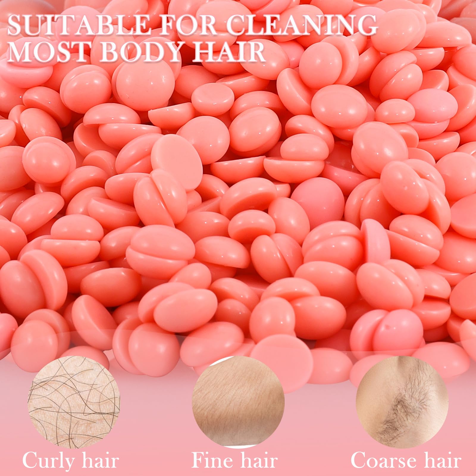 PURPLESKY bulk sizes 1lb-2lb-5lb-10lb display for scalable waxing