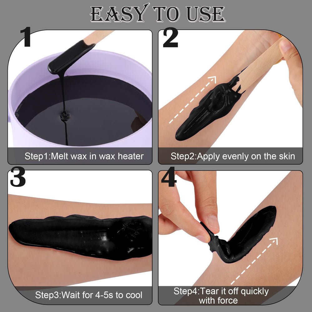 PURPLESKY microwavable wax for fast setup and convenient use