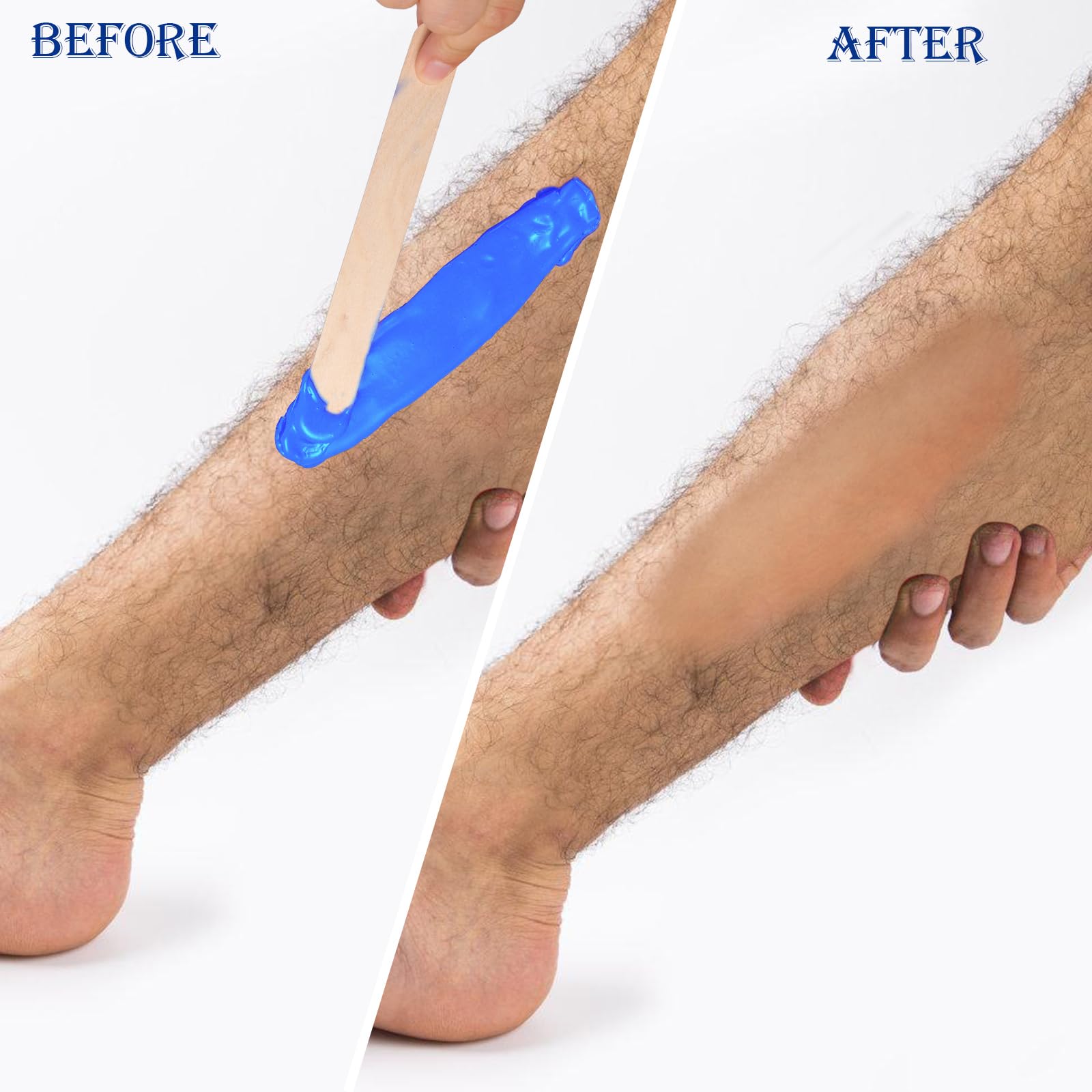 PURPLESKY natural, skin-friendly formula delivers smooth hair removal
