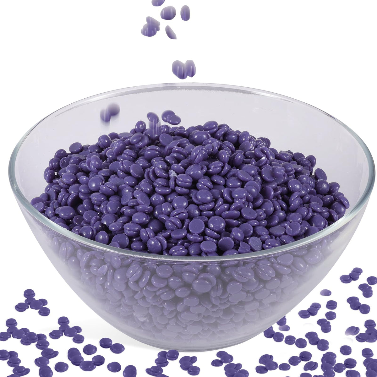 Purplesky wax beads bulk pack with uniform beads for salon-grade waxing at home.