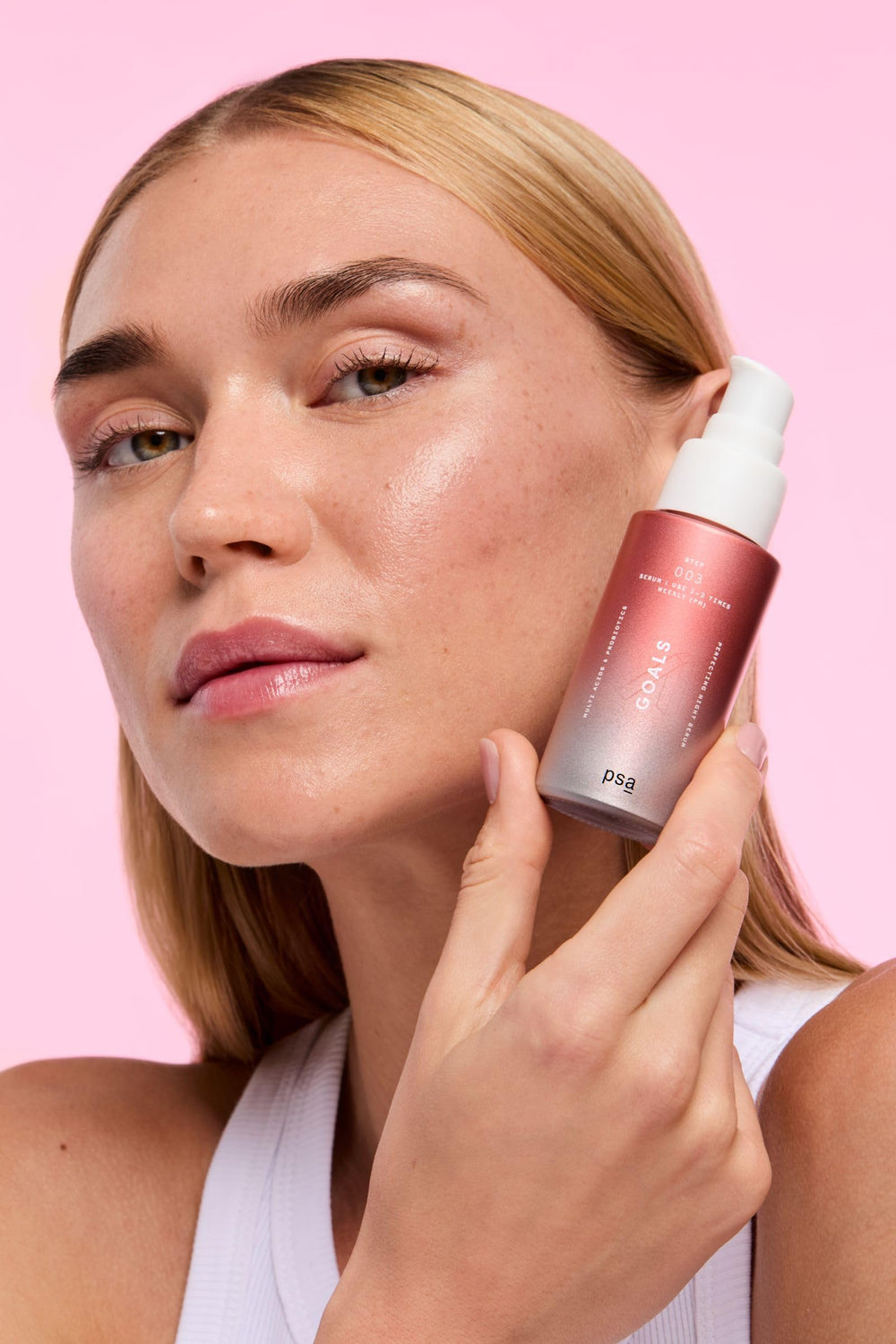 Purposeful Skincare PSA Goals probiotics swirl emphasizing skin microbiome support
