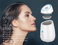 Pursonic White Facial Steamer pores detail—unclogging pores and smoothing texture.
