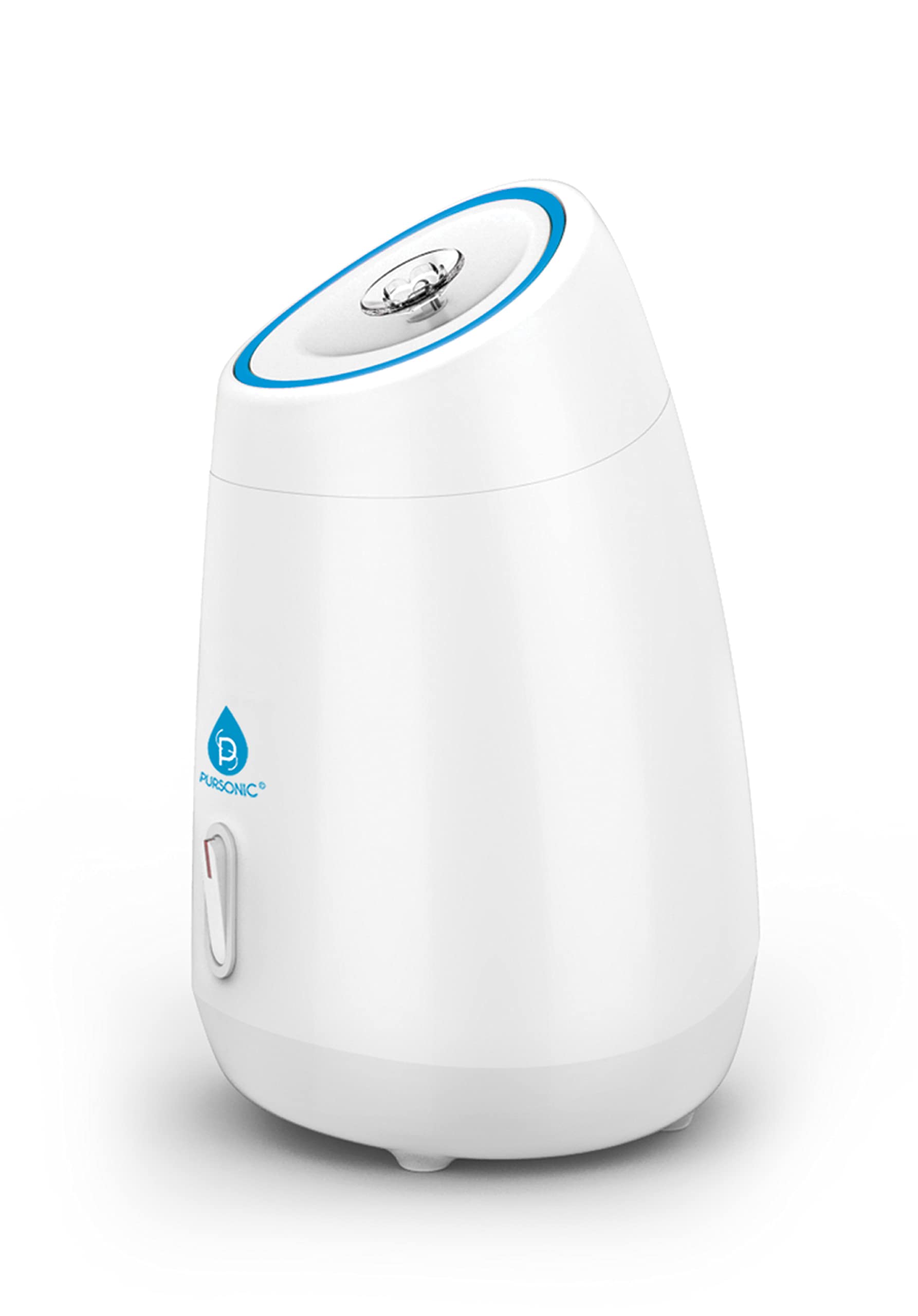 Pursonic White Facial Steamer relaxing scene—spa-like ritual for stress relief.