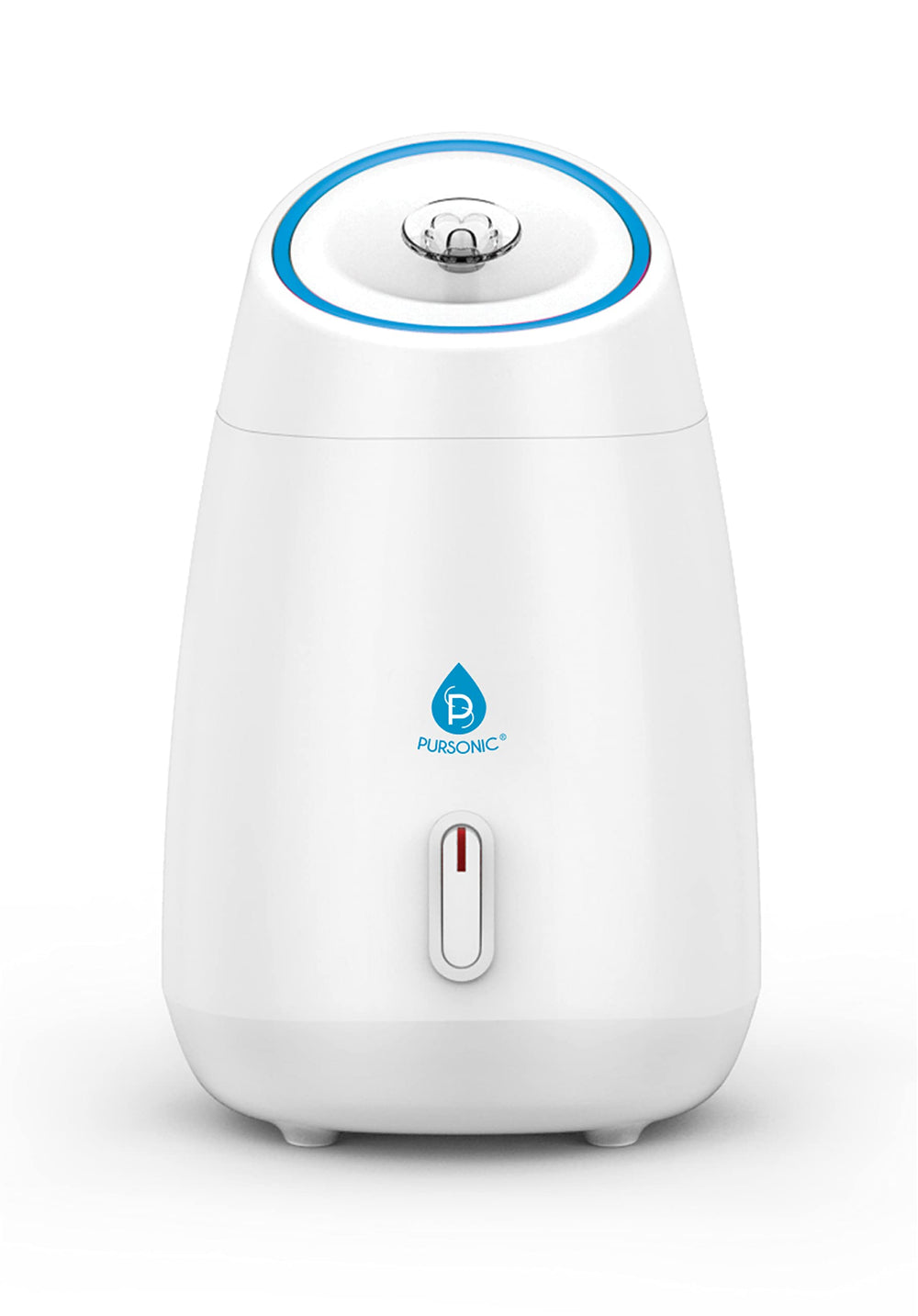 Pursonic White Facial Steamer tightening action—steam helps firmer appearance.