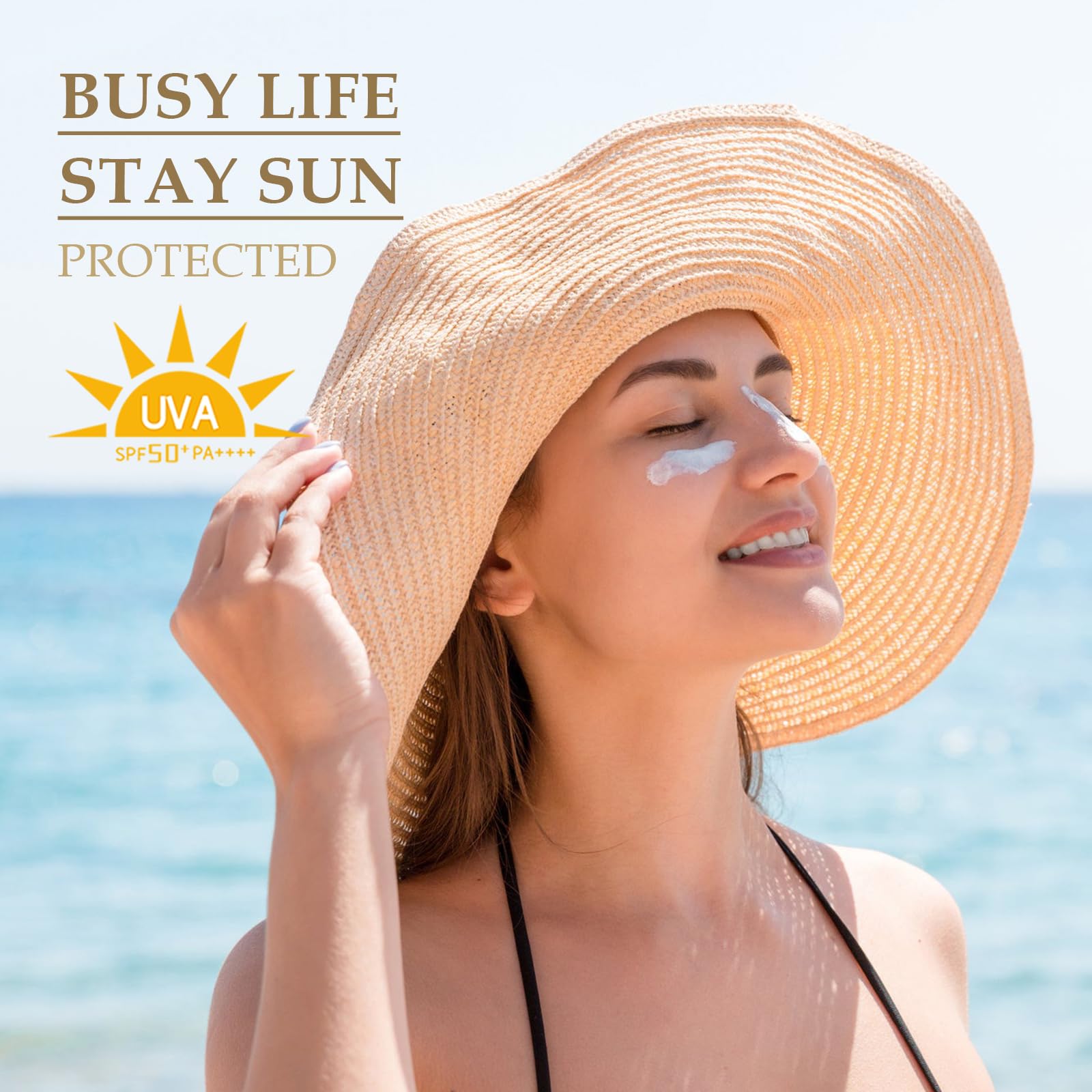 Putyhet Relief Sun SPF50 vegan formula signals residue-free protection