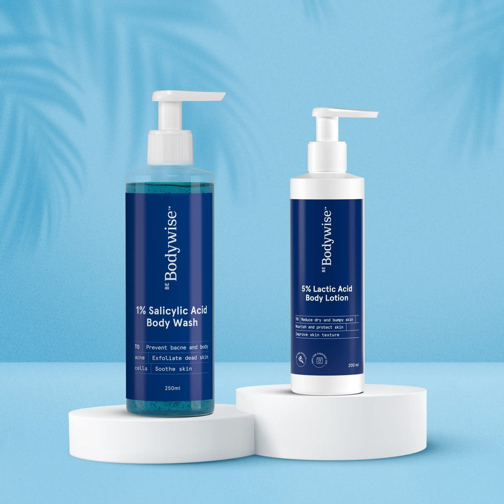 Daily skincare routine shot with PUU Be Bodywise