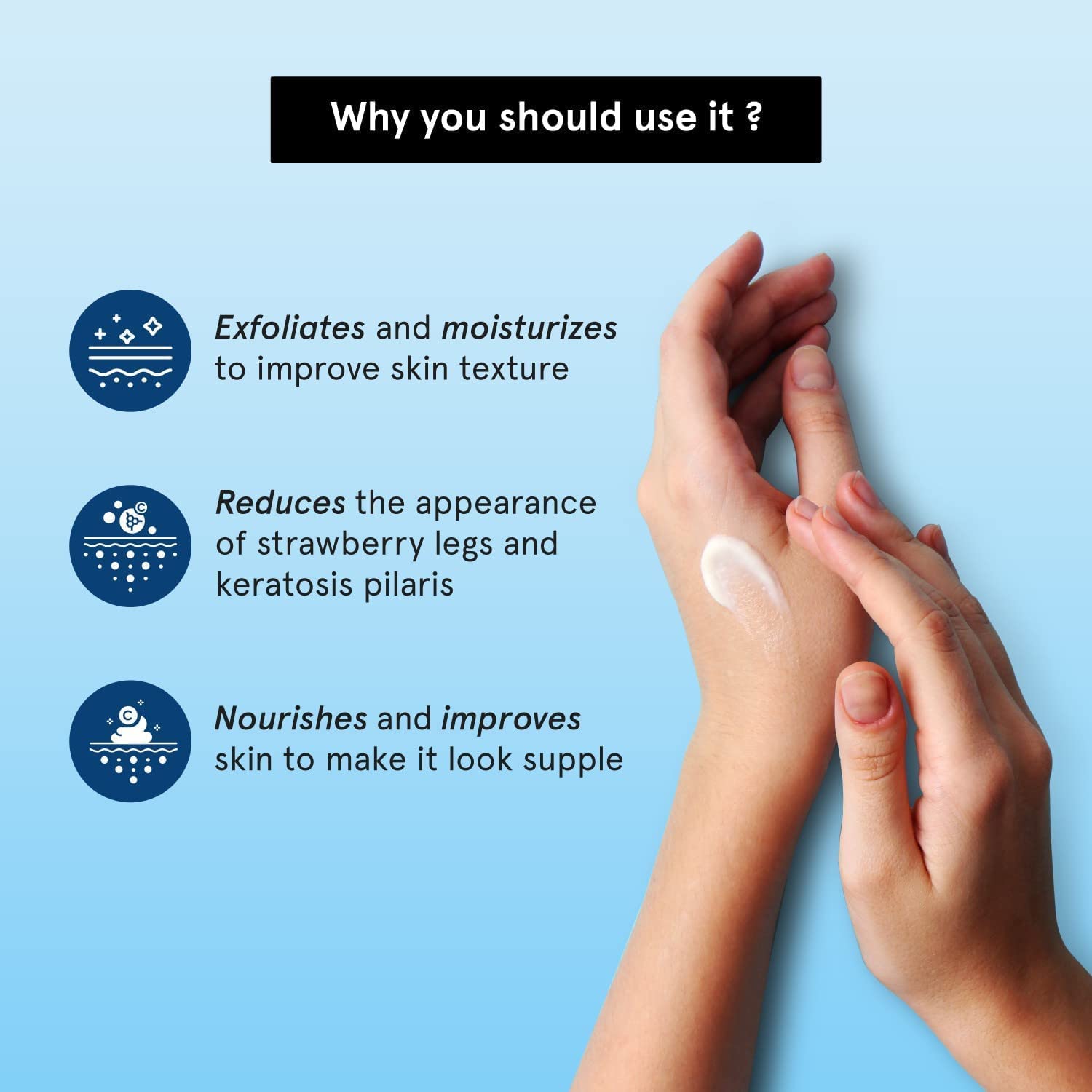 PUU Be Bodywise after-use smooth skin texture improvement