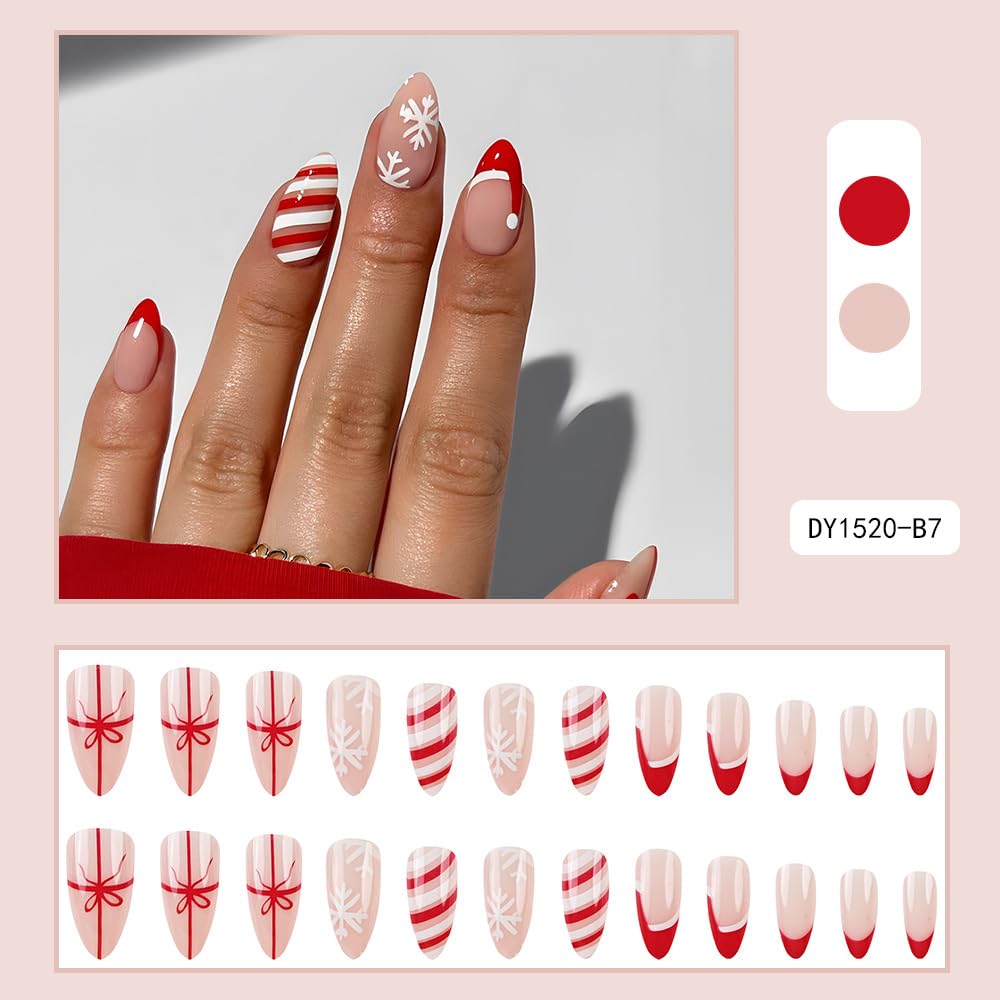 Puyokinm Christmas nails gift set for a party-ready look