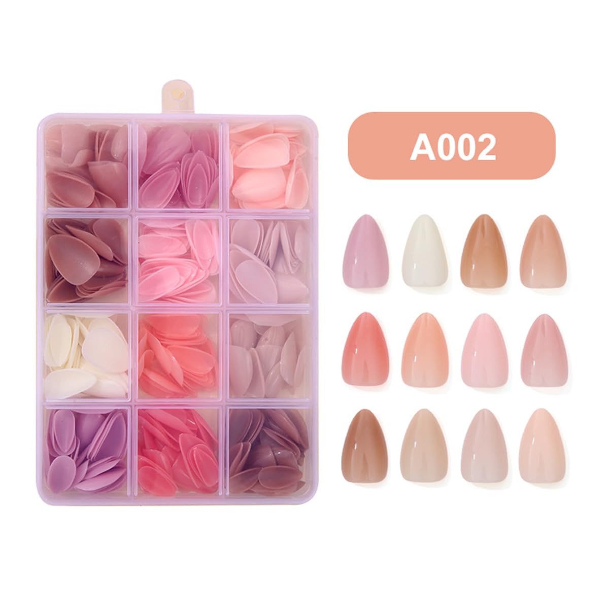 Puyokinm French-style press-on nails complement any outfit.