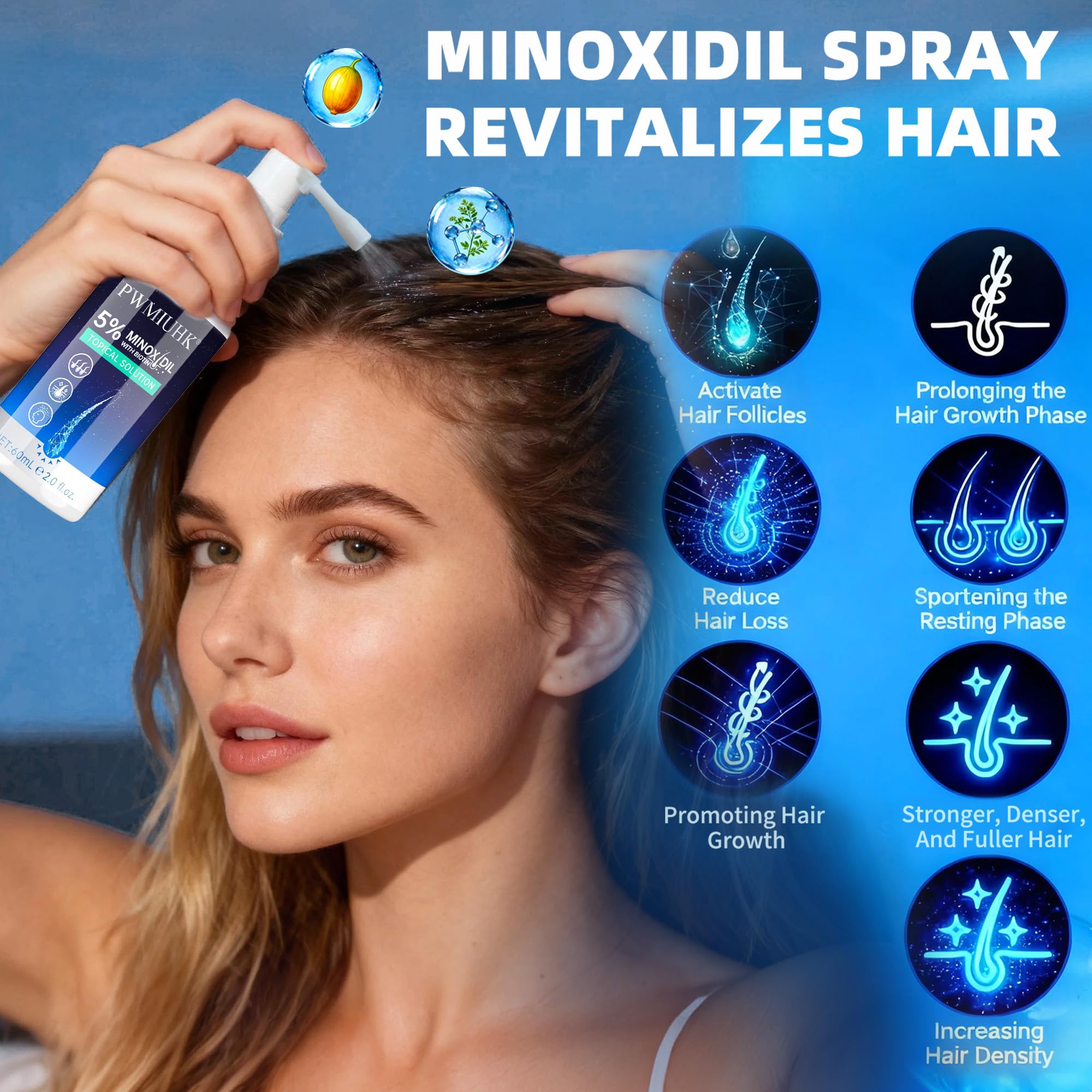 PWMIUHK Minoxidil bottle shows label and cap clearly