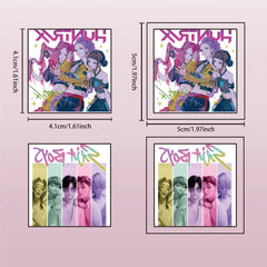 PWSTY 20 sheets of colorful kid tattoos for celebrations and activities.