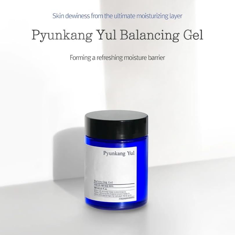 Pyunkang Yul Balancing Gel pump-top demonstrates easy, mess-free application.