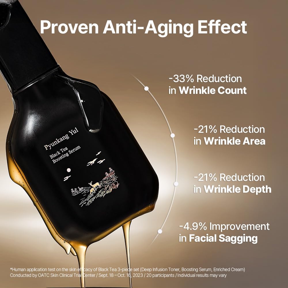 Serum drop applied for quick nourishment and glow.
