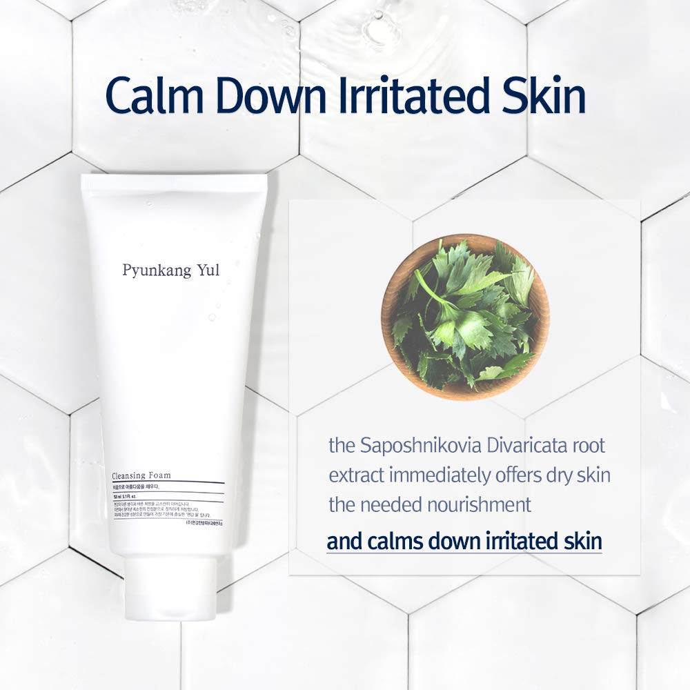 Pyunkang Yul Cleansing Foam with coconut scent for refreshing cleanse