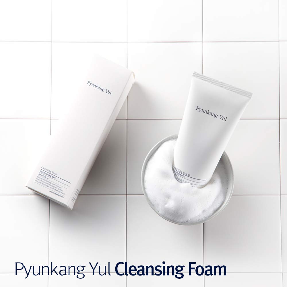 Pyunkang Yul Cleansing Foam texture forming rich, breathable lather