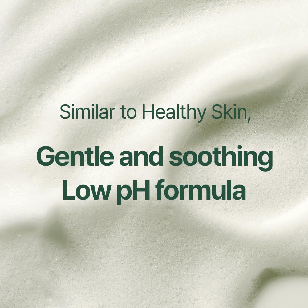 Pyunkang Yul PKY Calming Cleansing Foam sink-use shot, rinse-off leaves skin comfortable and hydrated.