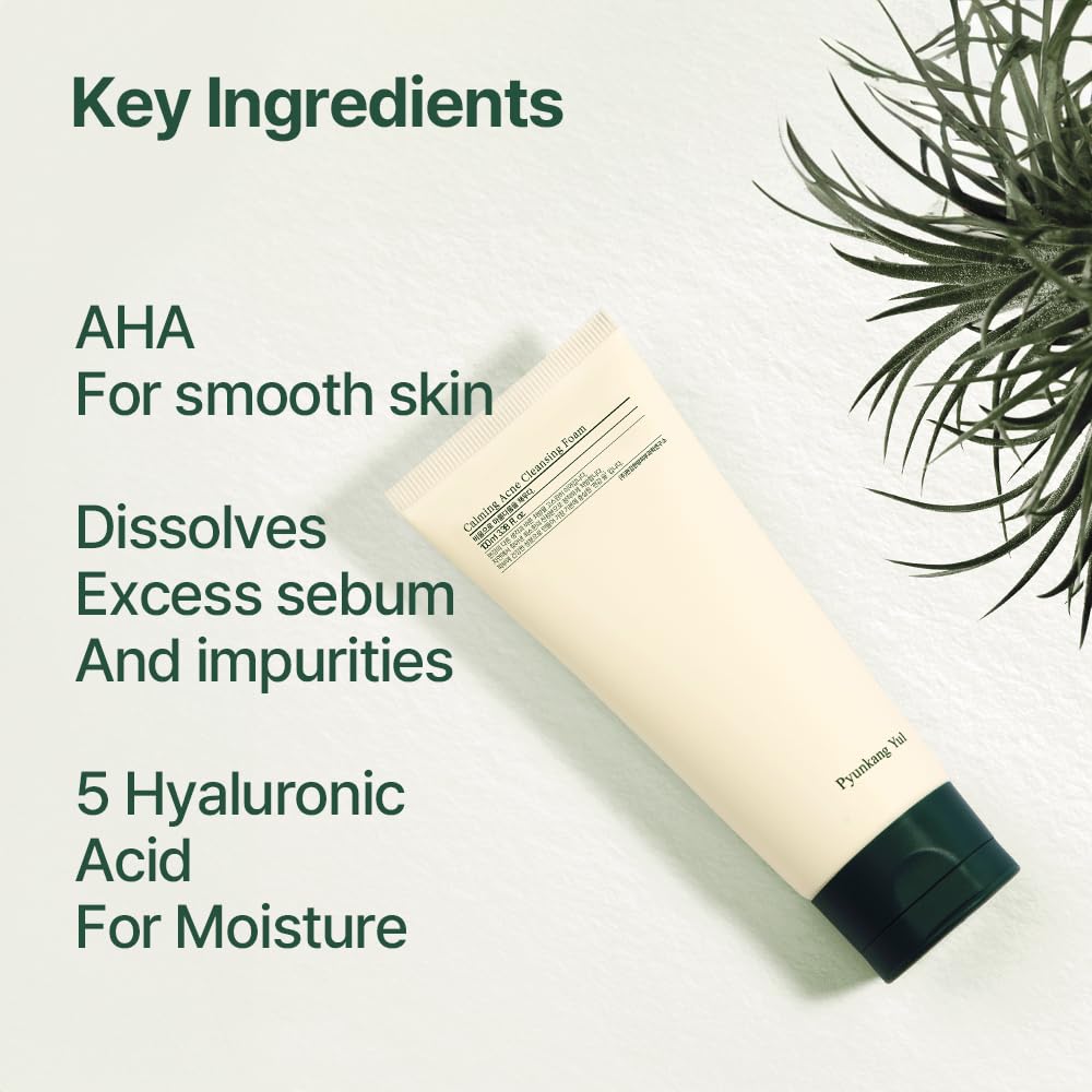 Pyunkang Yul PKY Calming Cleansing Foam MFDS label, safety-tested for sensitive or all skin types.