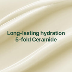 Pyunkang Yul PKY Calming Moisture Cream applied on cheek shows soothing comfort.