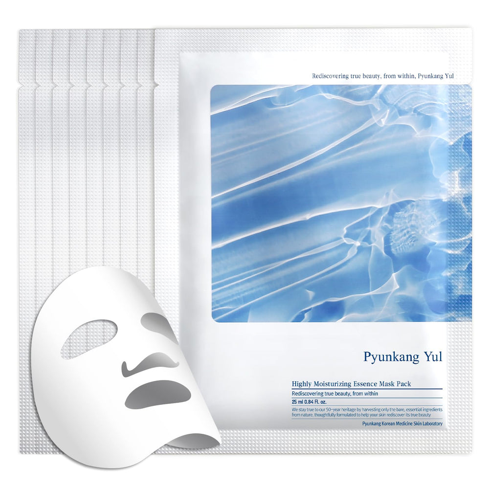 Pyunkang Yul PKY mask packaging showing a ten-pack for daily hydration