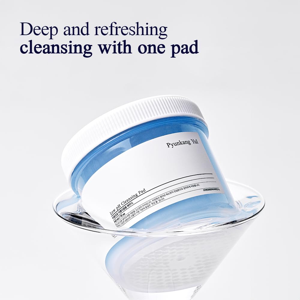 Pyunkang Yul PKY Low pH Cleansing Pad texture detail highlighting mild exfoliation.