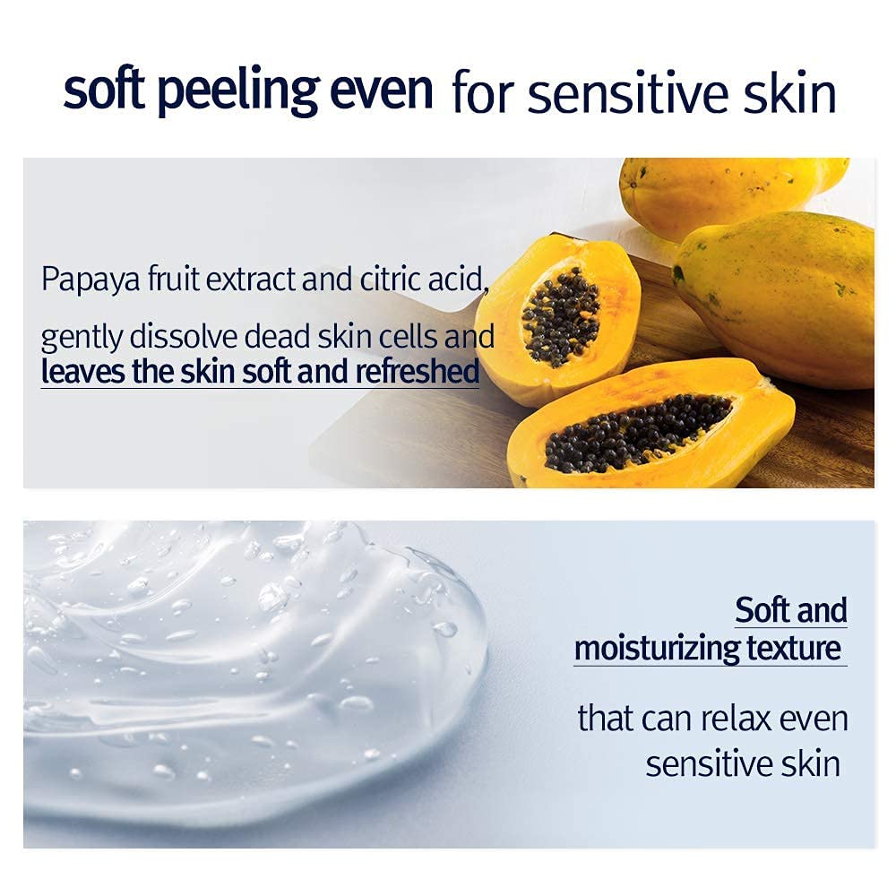 Centella and Tea Tree soothe scrubbed skin after PKY peeling gel
