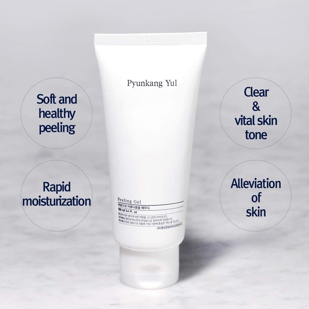 Hyaluronic acids in PKY gel provide quick hydration after exfoliation