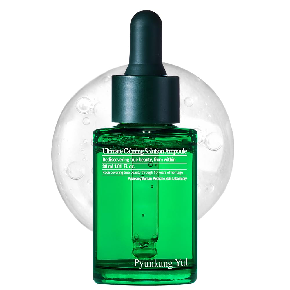 Pyunkang Yul PKY Ultimate Calming Ampoule bottle soothes sensitive skin with hydration