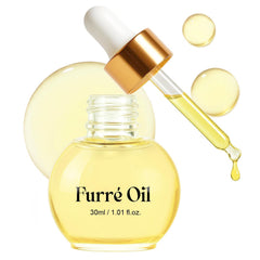 QAH Furré bottle pour shows quick, light hydration after shaving