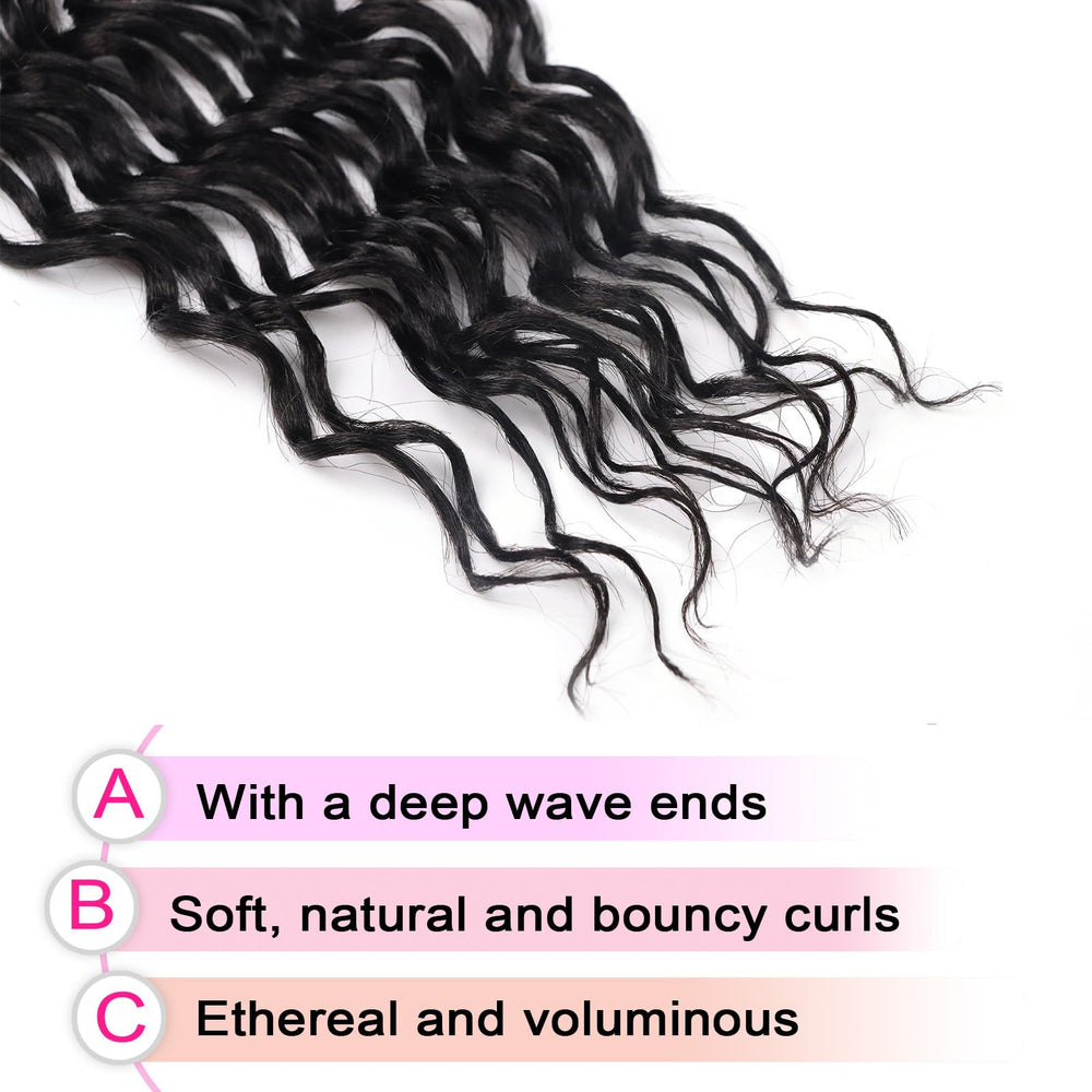 QANSFA crochet hook and hair rings included for easy installation.