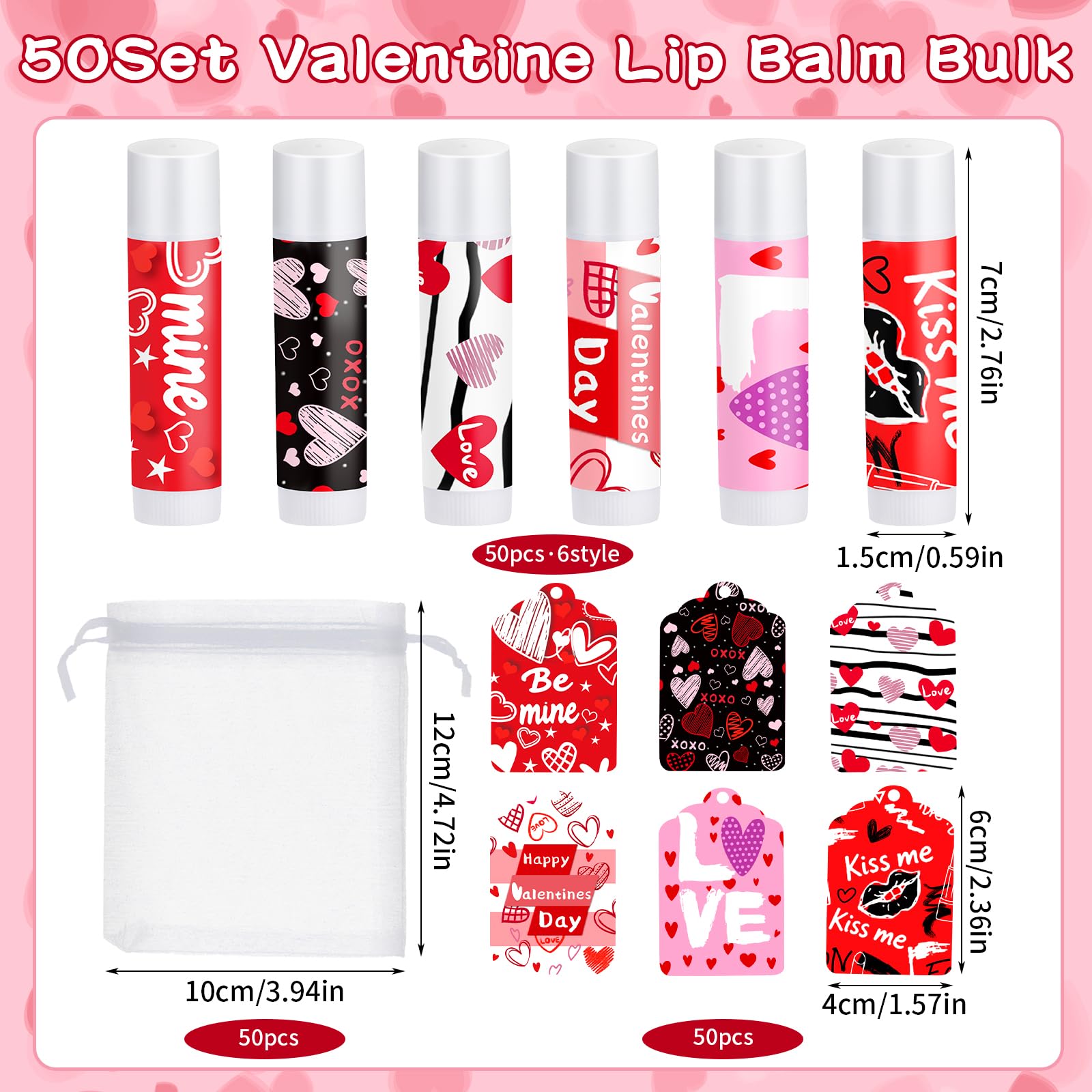 QAUYETM lip balm six designs – six flavors ideal for gifting.