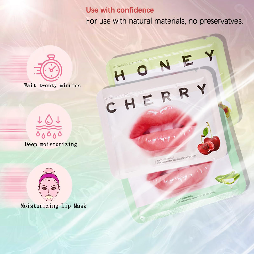Qawnfy Aloe Vera Lip Mask soothes and moisturizes lips
