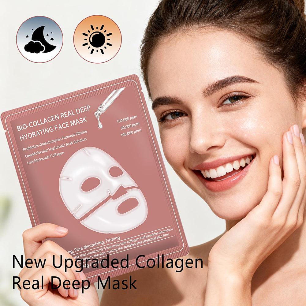 Qawnfy mask after-use shows hydrated and plump-looking skin.