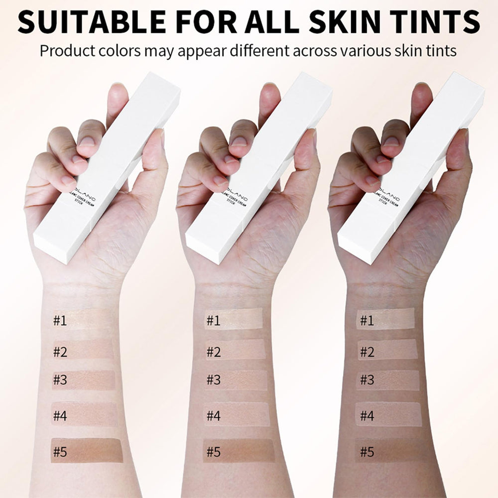 Qawnfy color-changing foundation blends to skin tone during application.