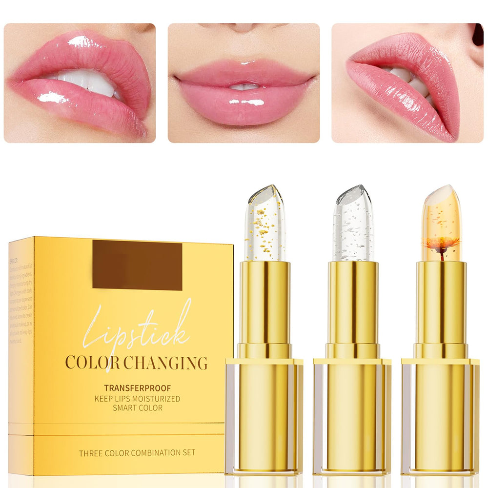 Qawnfy color-changing lipstick packaging closeup with premium design