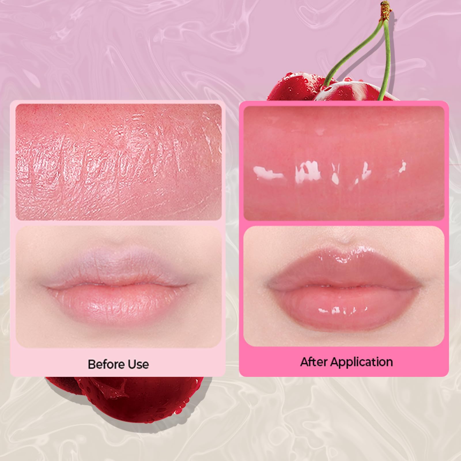 Qawnfy Lip Mask application demonstrates easy wear