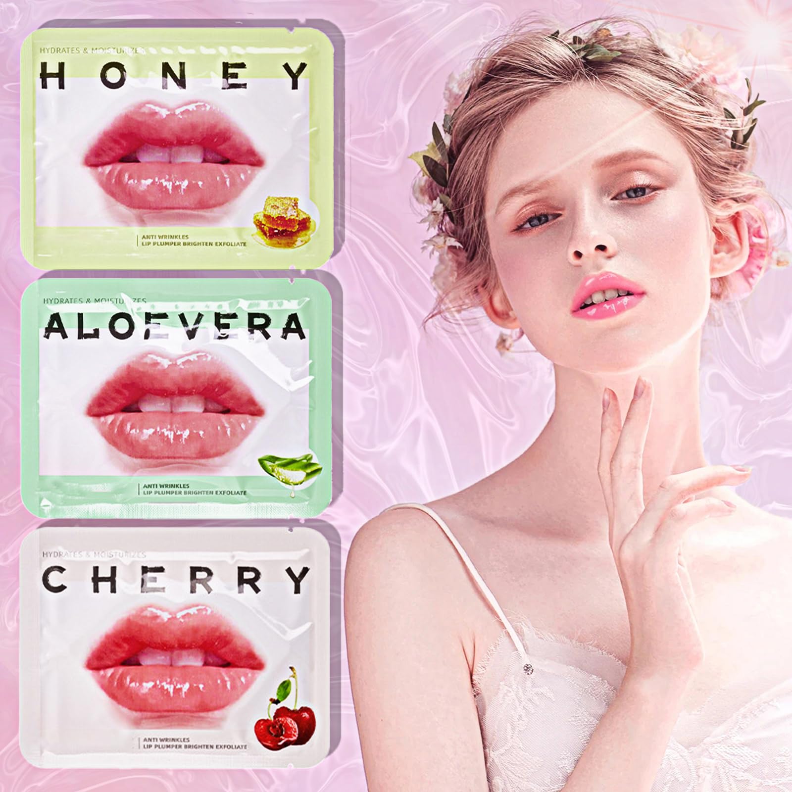 Qawnfy Result soft, hydrated lips after use