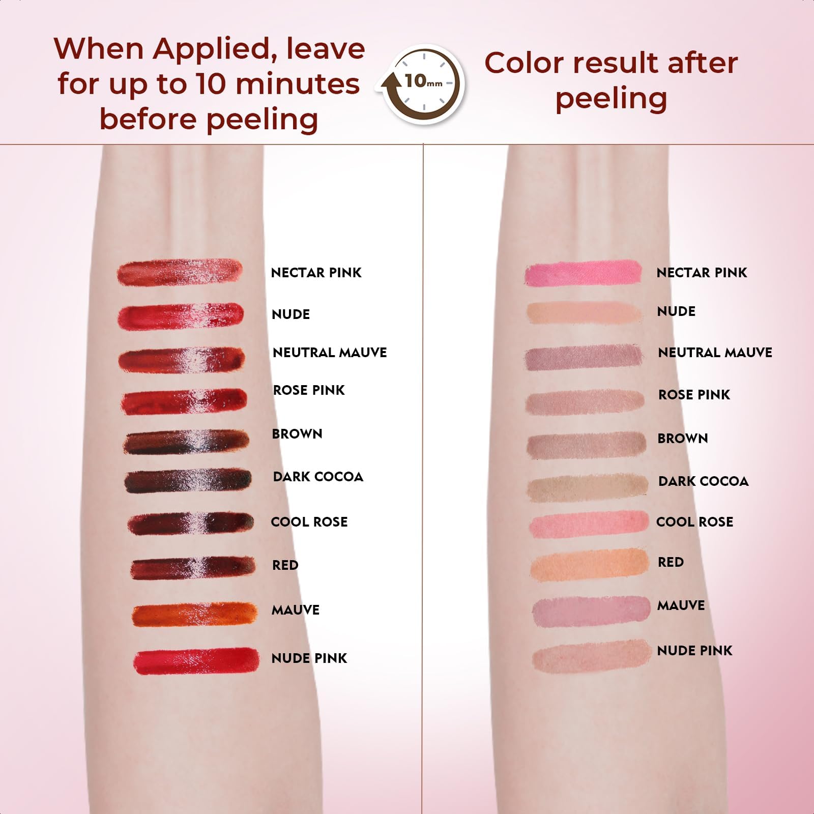 QCMME lip base lets you vary lipstick color with layering.