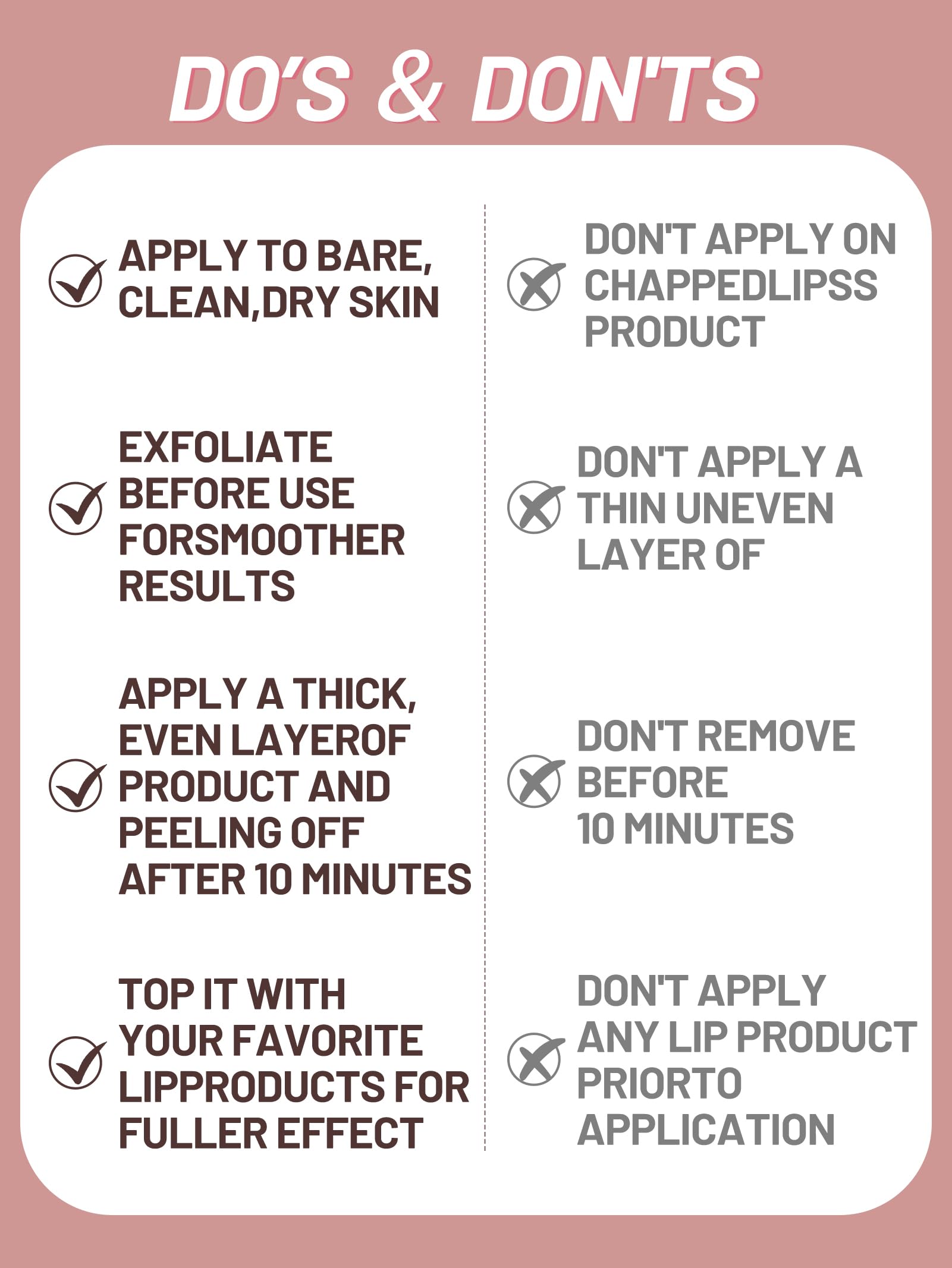 QCMME easy 10-minute peel-off application for beginners