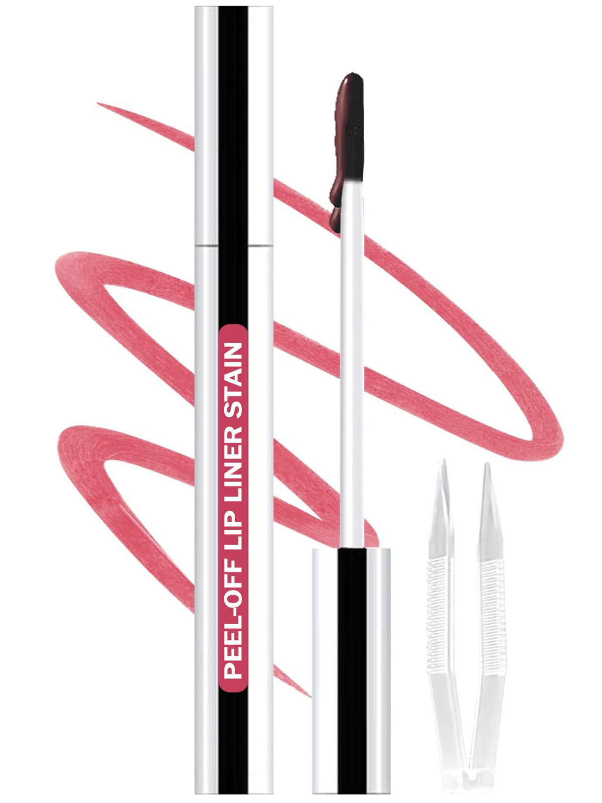 QCMME lip liner stain peel-off tweezer for precise lip outlines