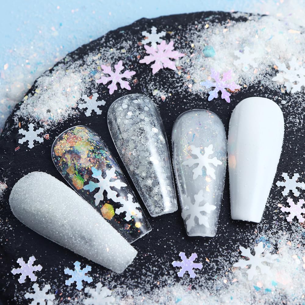 Qdsuh gift-worthy snowflake glitter set for celebrations and crafting