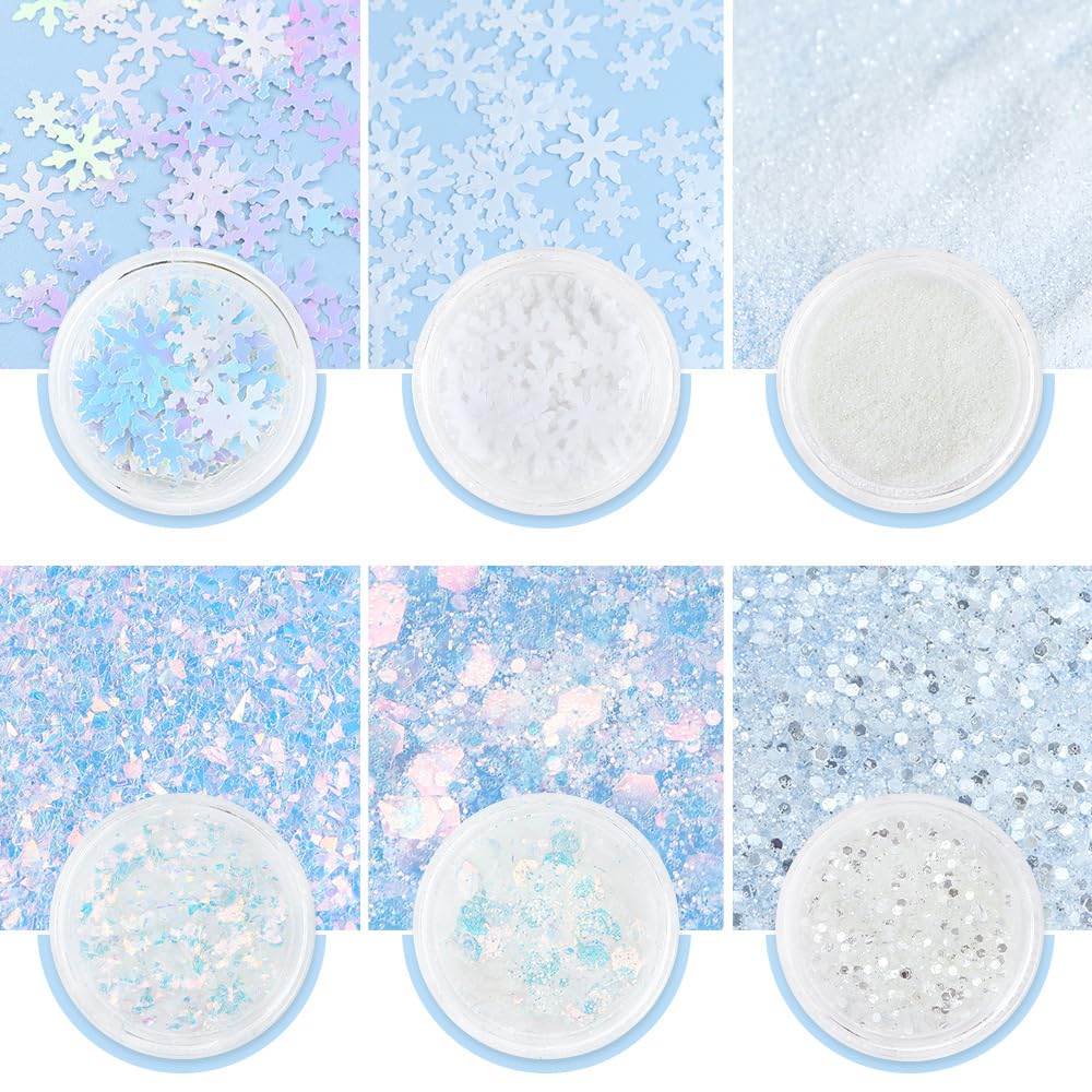 Qdsuh multi-use glitter for nails, body art, and crafts