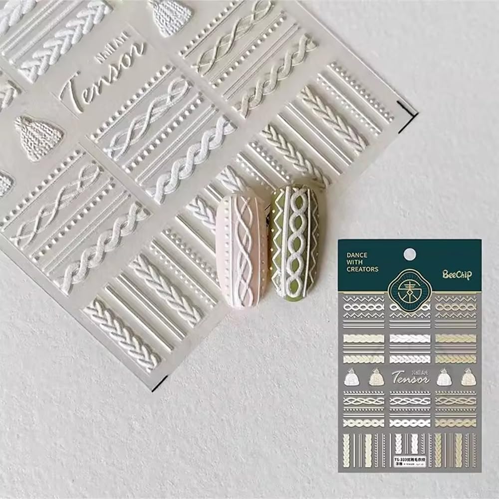 Qdsuh Christmas-themed nail stickers brighten the season with easy application