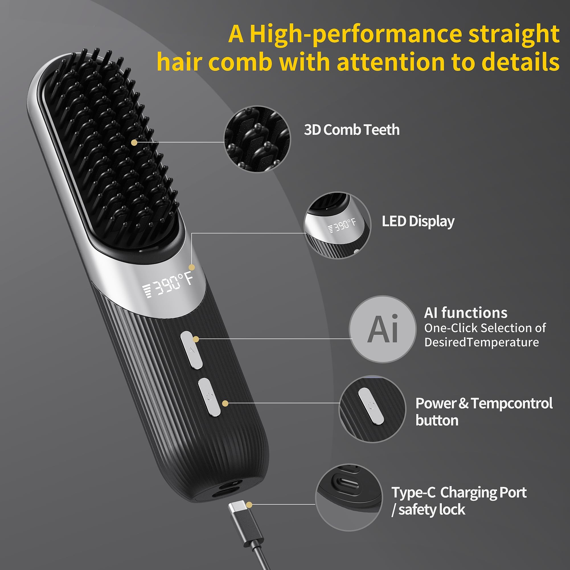 QEOWUO 15-minute auto shut-off enhances safety and peace of mind.