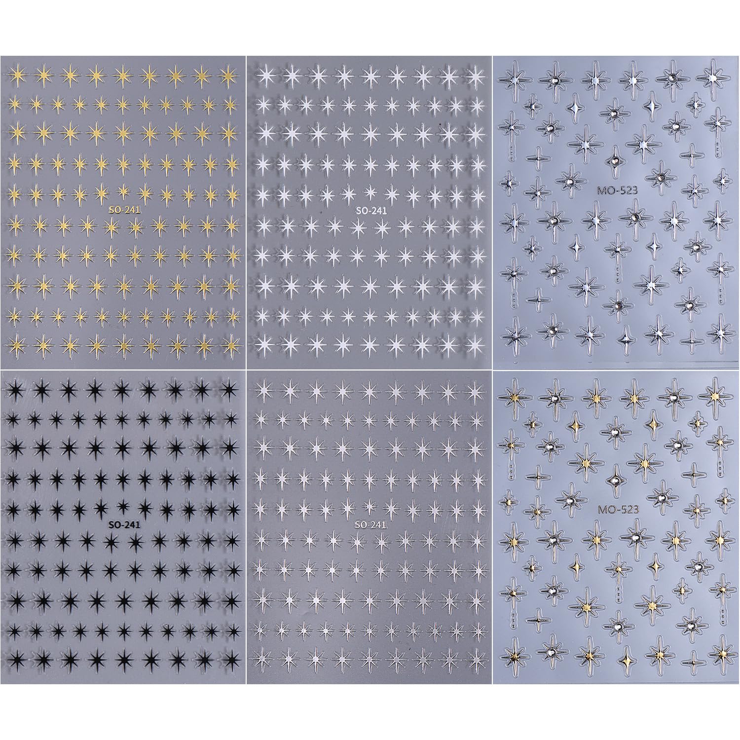 QEYRIYI diy decoration stickers simplify at-home or salon nail art
