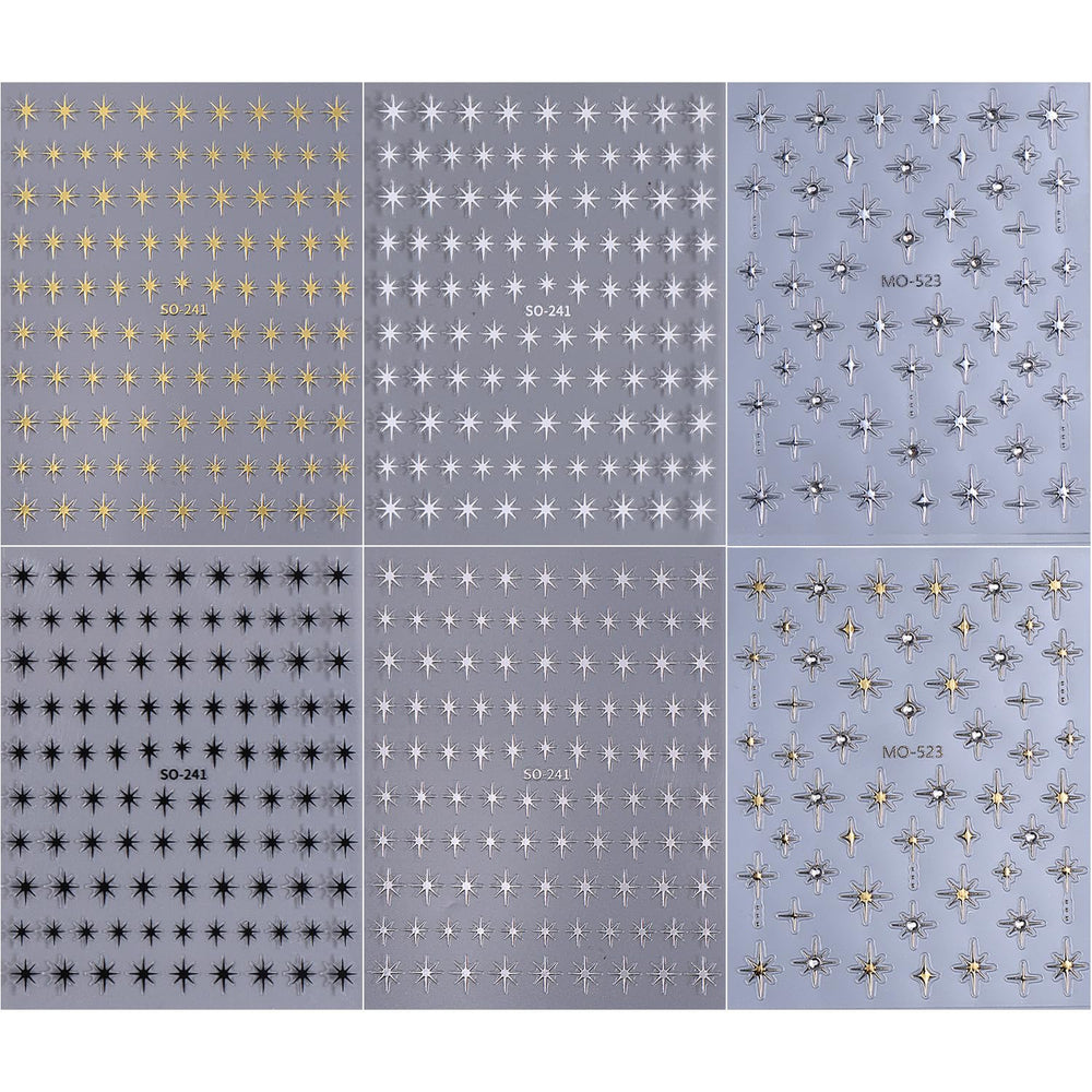 QEYRIYI diy decoration stickers simplify at-home or salon nail art