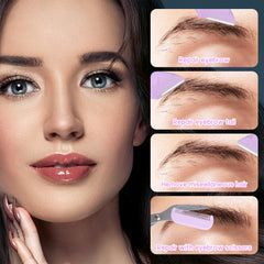 QfwdfcTrenz stainless steel brow scissors resist rust for lasting sharpness