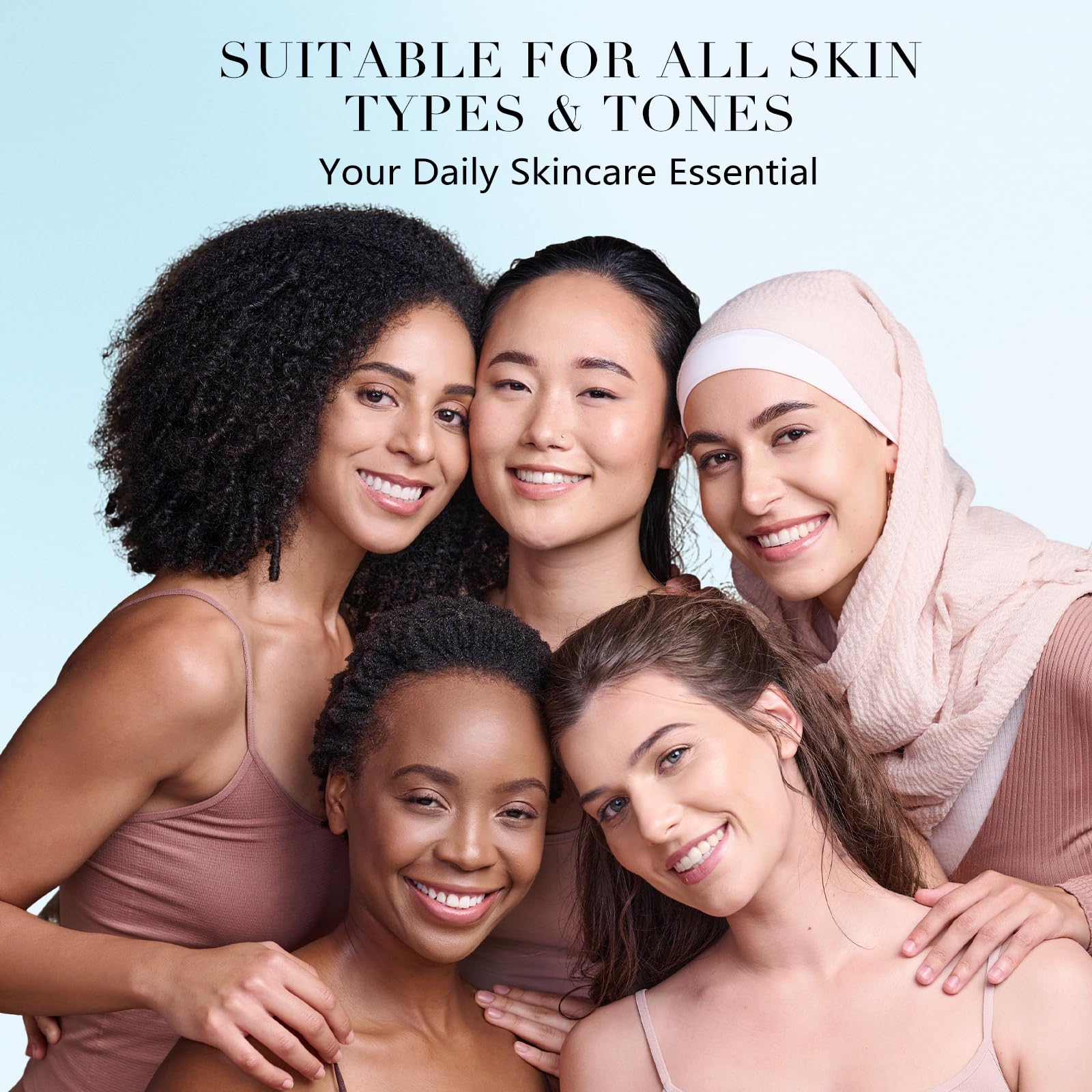QGGQ night time routine with dark spot serum for hydration and protection