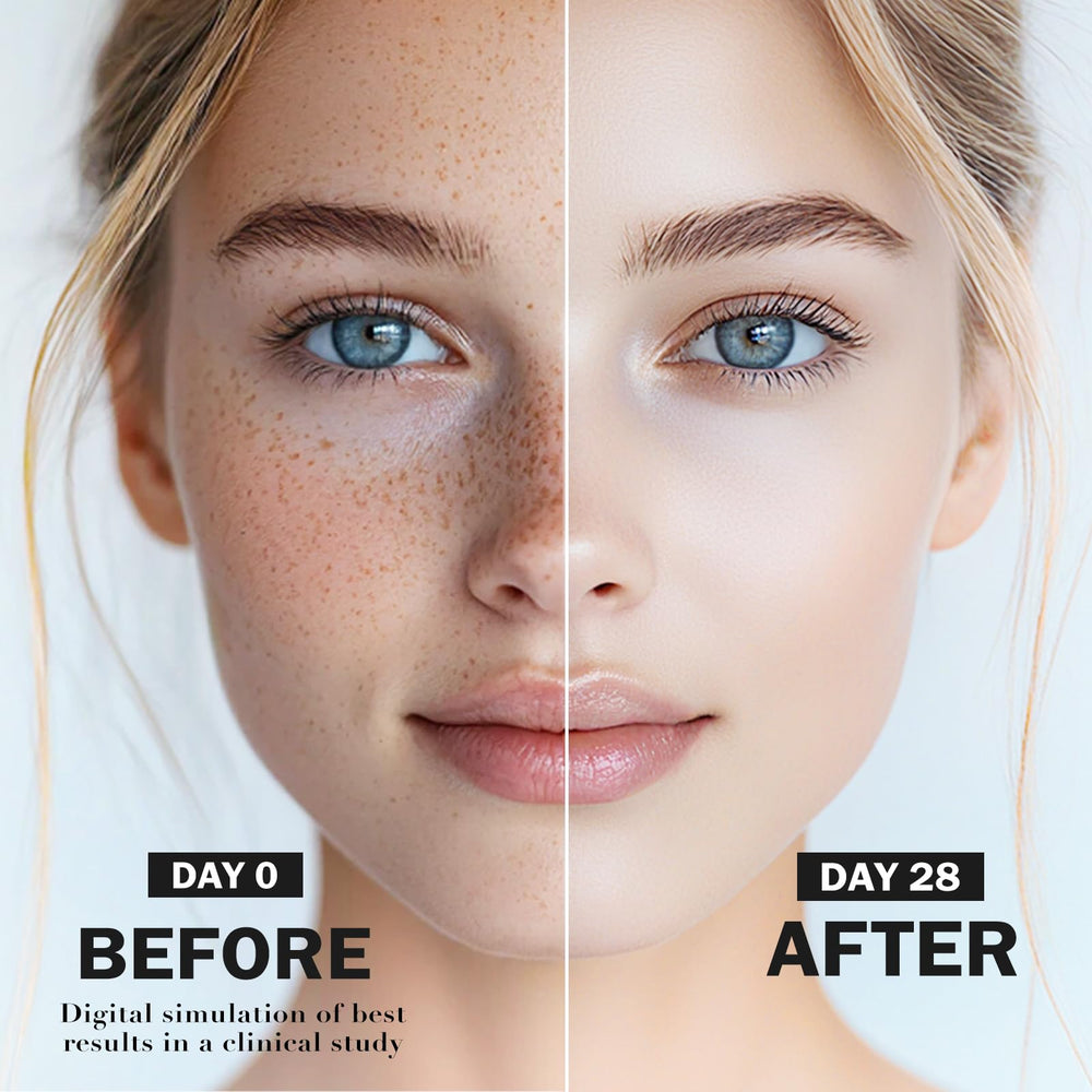 QGGQ serum swirl shows creamy consistency for easy blending