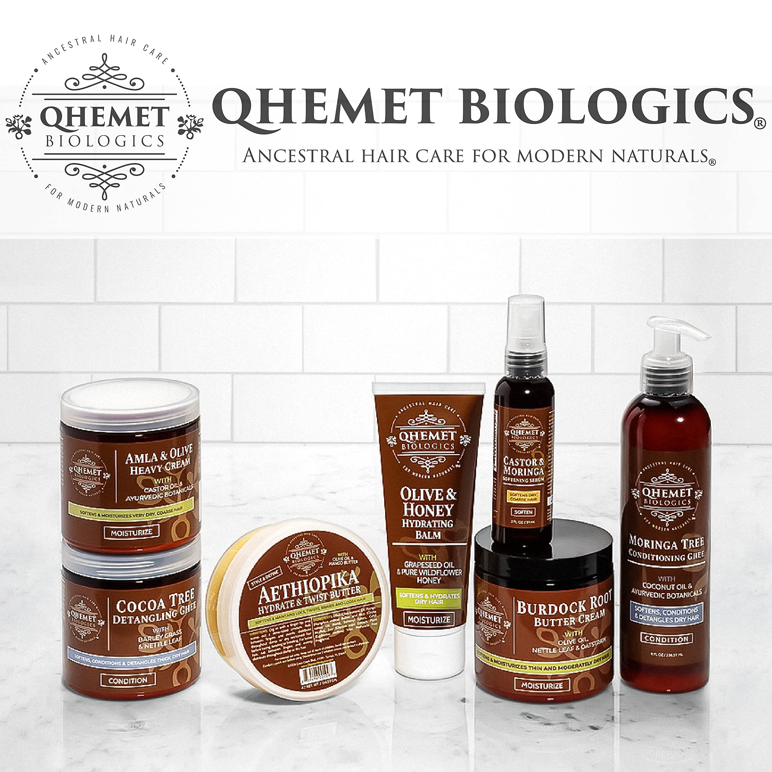 Qhemet Biologics vegan, mineral-free formula label visible on packaging.