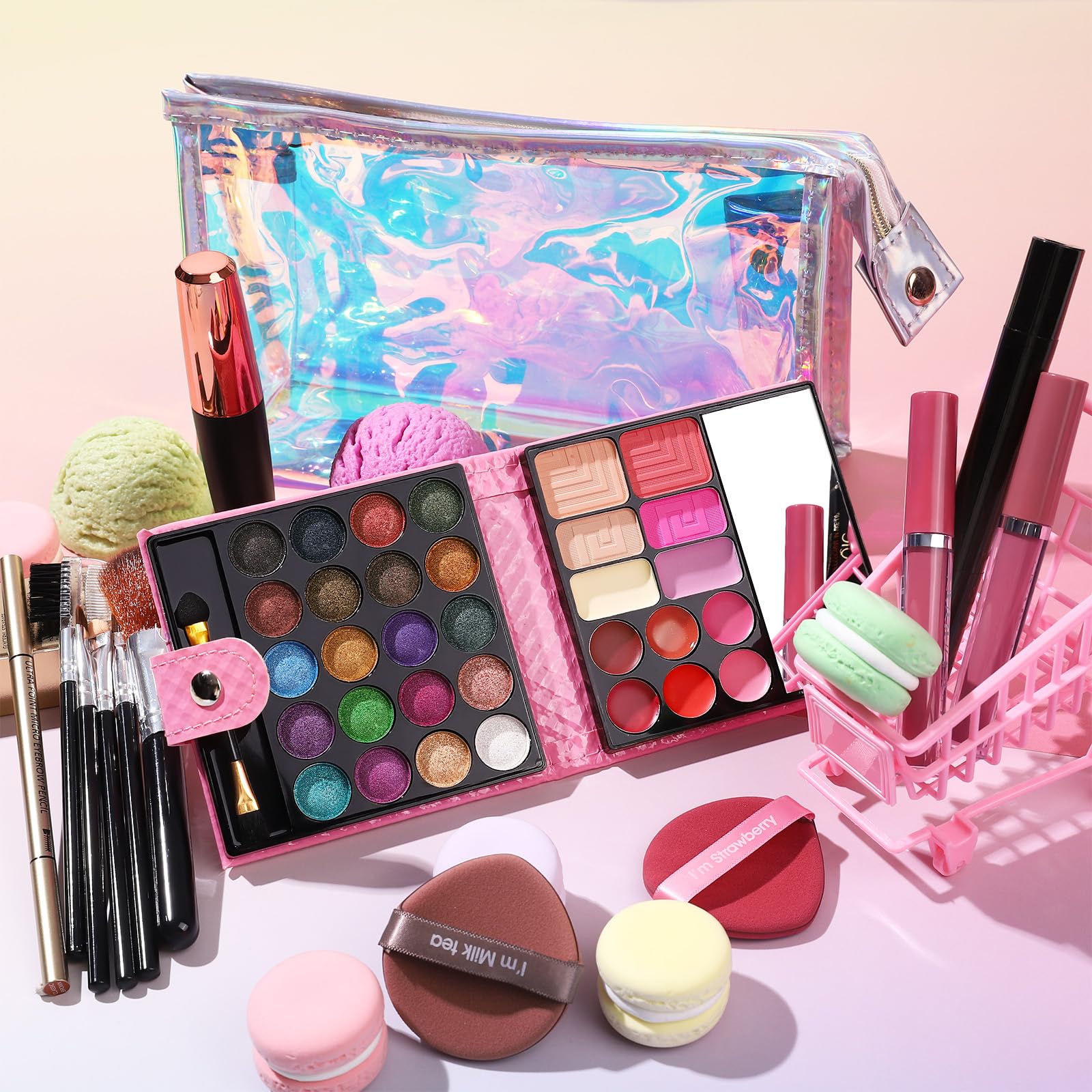QiBest cosmetic bag for travel and storage